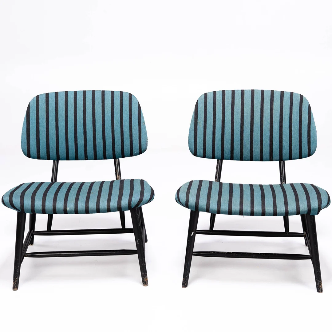 ALF SVENSSON. Fåtöljer, 1 Par, "TeVe stolen", Ljungs Industrier AB. — Armchairs & Chairs — Norrlands Auktionsverk