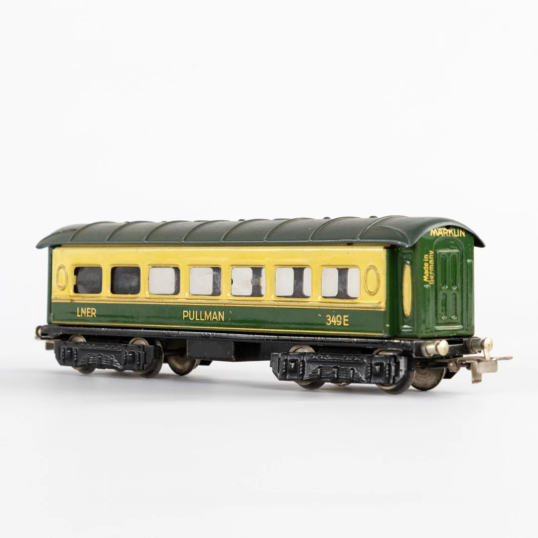 MÄRKLIN. Vagn, 349E, "Pullman LNER", ca 1950-tal, Tyskland. — Model railways — Karljohan Auktioner