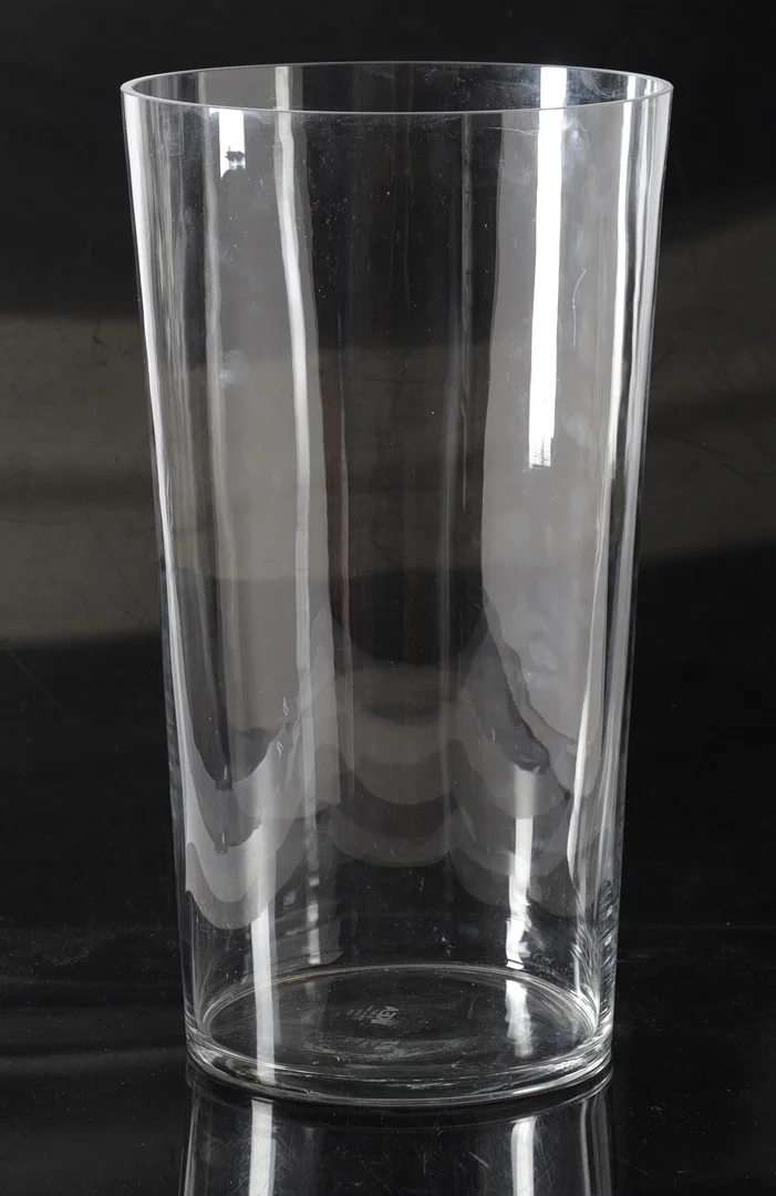 ANNE NILSSON. Golvvas, glas, "Bladet", IKEA, 1970/80-tal. — Art glass — Gomér & Andersson Nyköping