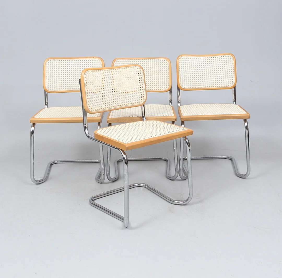 STOLAR, 4st, Bauhausstil, Italien, 1900-talets andra hälft. — Armchairs & Chairs — Gomér & Andersson Linköping