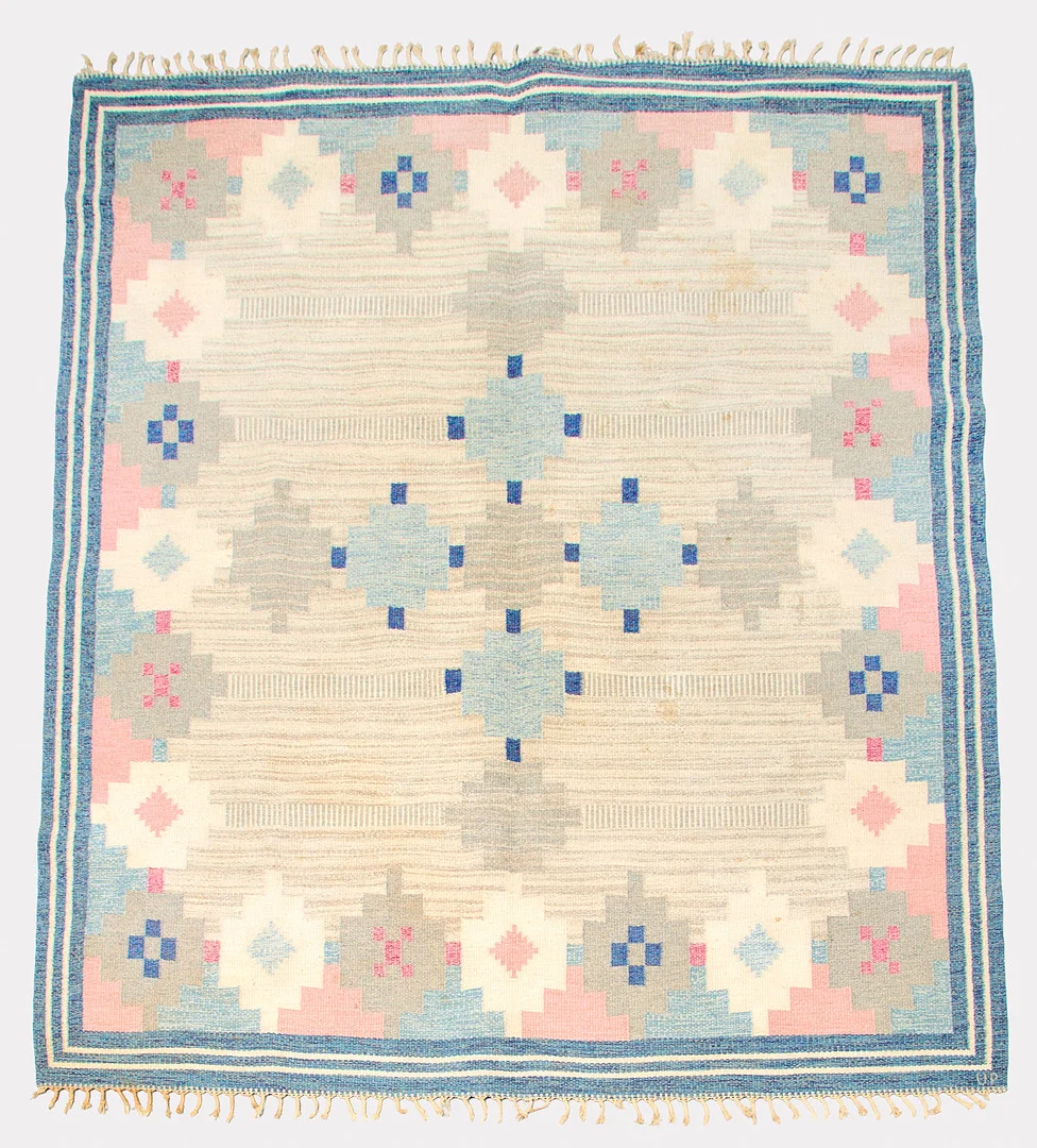 ULLA PARKDAHL. Matta. Rölakan. Monogramsignerad UP. — Carpets — Uppsala Auktionskammare