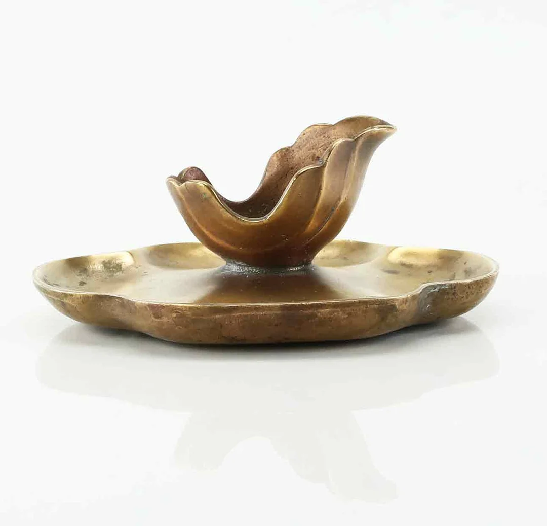 JUST ANDERSEN (1884-1943). skålfat, Swedish Grace, Brons, GAB, Stockholm, 1920/30-tal. — Other metals — Hälsinglands Auktionsverk