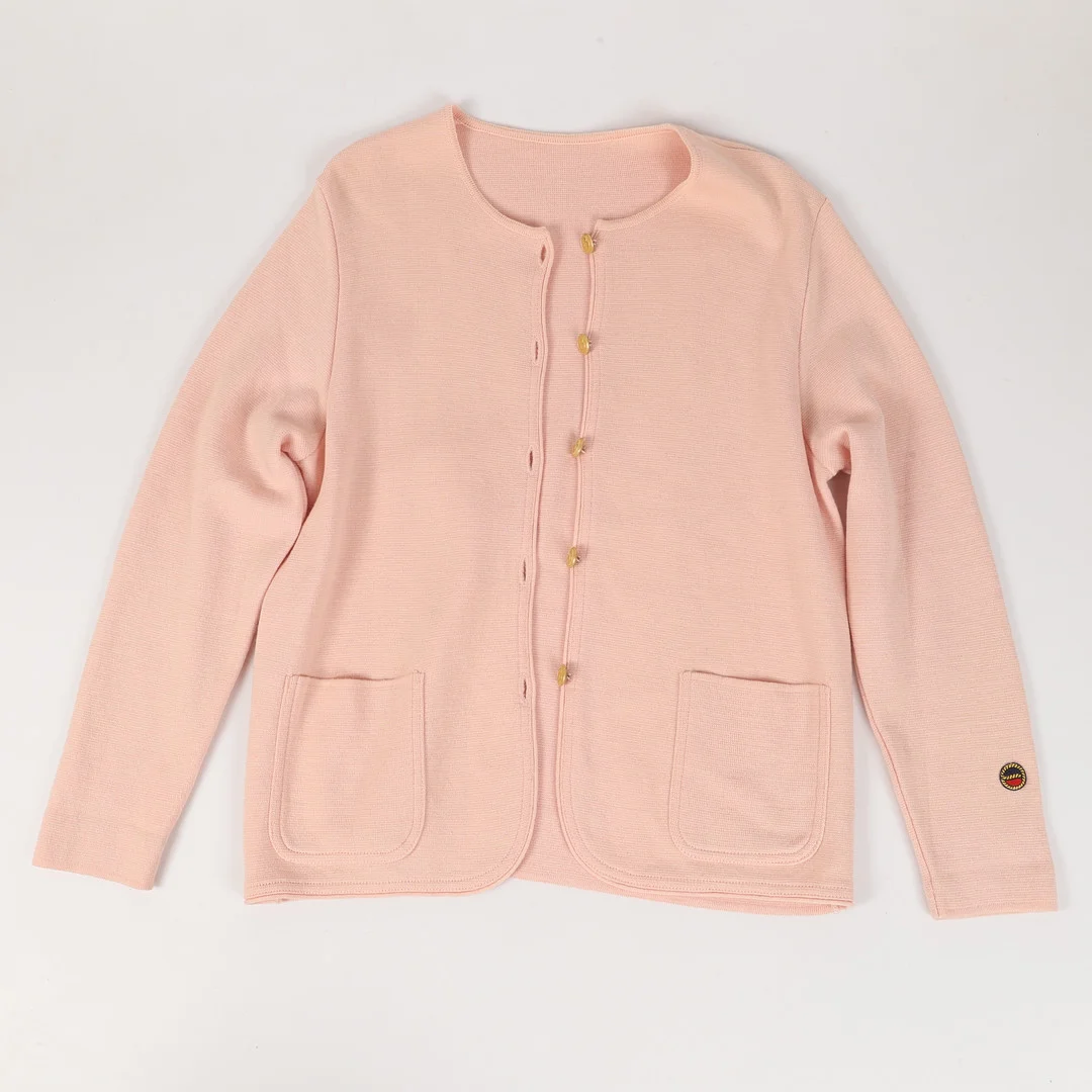 KOFTA, puderrosa, ull, Busnel. — Vintage & Designer Fashion — Helsingborgs Auktionskammare