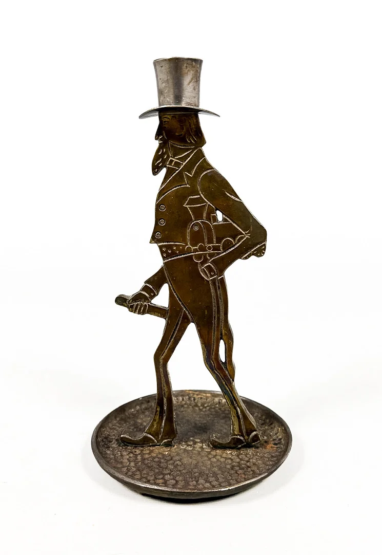 LJUSSTAKE, mässing, 1900-talets början. — Candlesticks — Auktionshuset STO Bohuslän