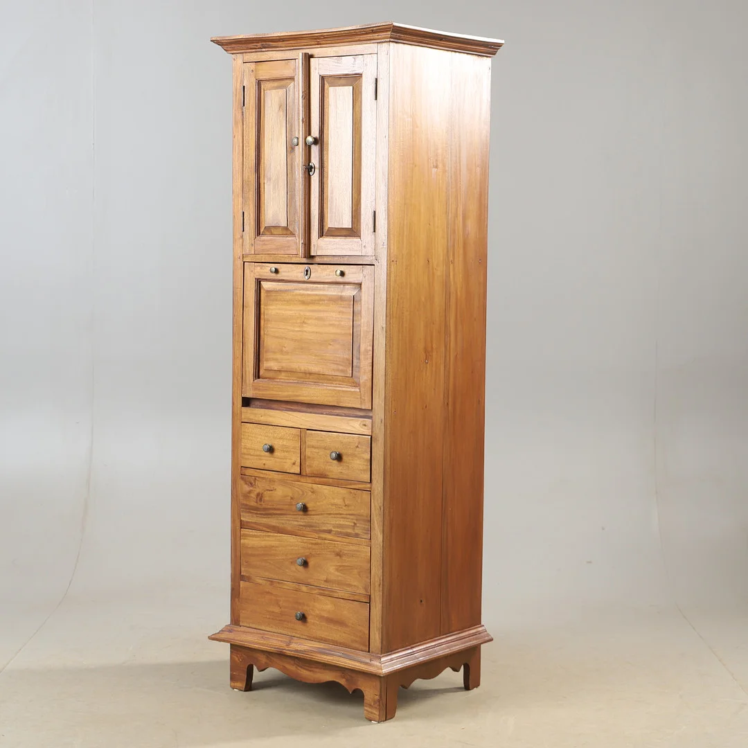 SKÅP, mahogny betsat trä, 2000-tal. — Cupboards, Cabinets & Shelves — Helsingborgs Auktionskammare
