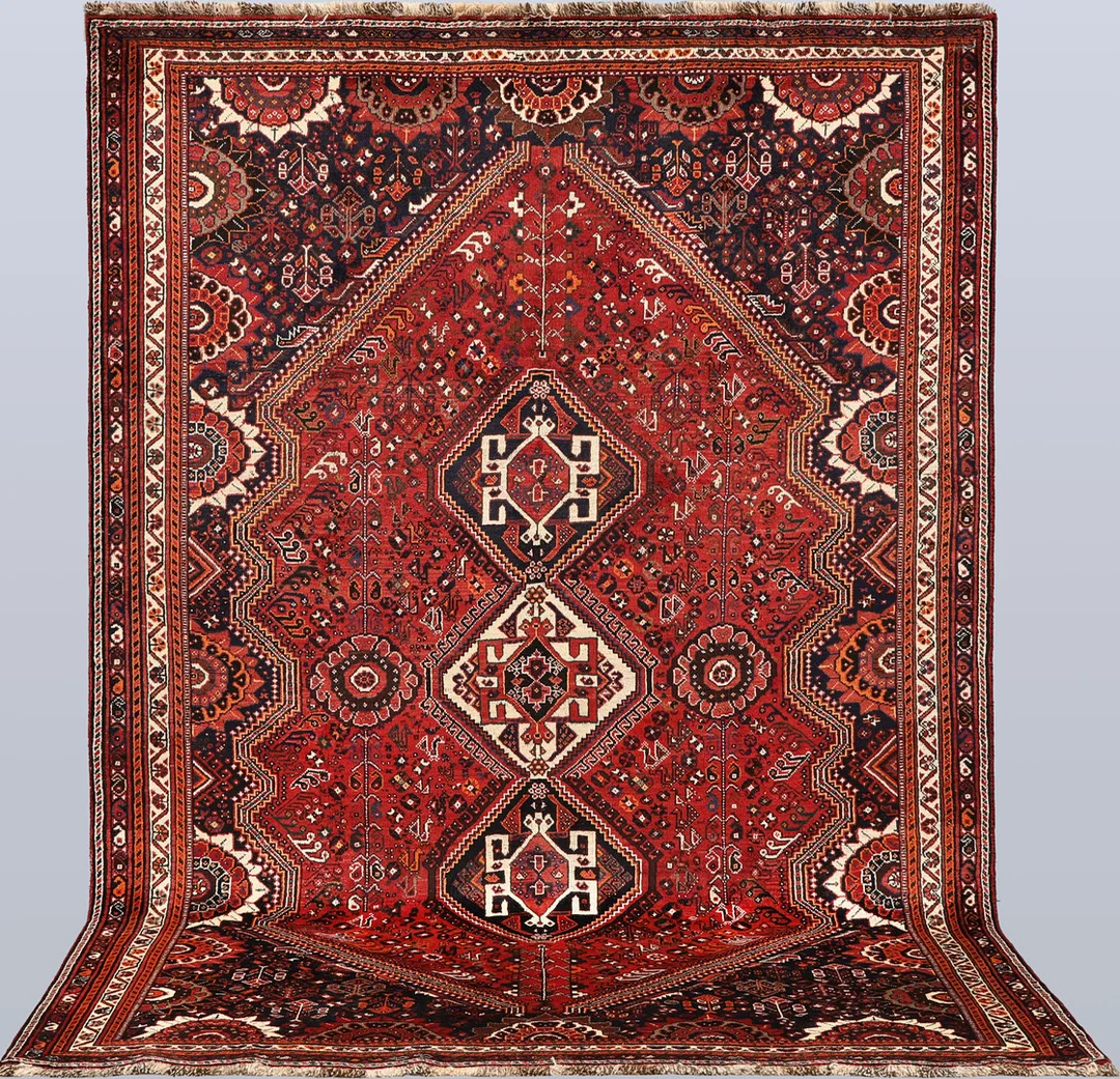 ORIENTMATTA. Shiraz ullvarp, 312 x 212 cm. — Carpets — Gomér & Andersson Nyköping