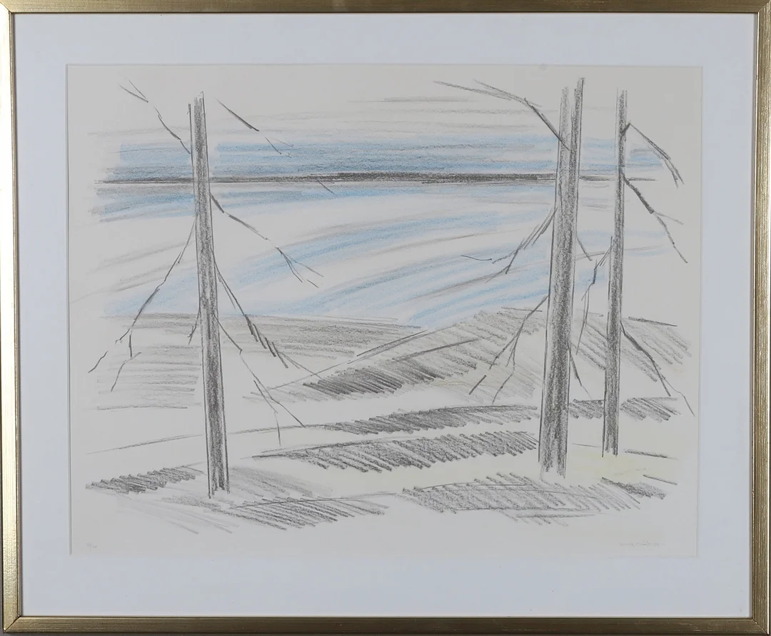 BIRGER STRÅÅT. Färglitografi, signerad, daterad samt numrerad 34/100. — Engravings & Prints — Gomér & Andersson Norrköping