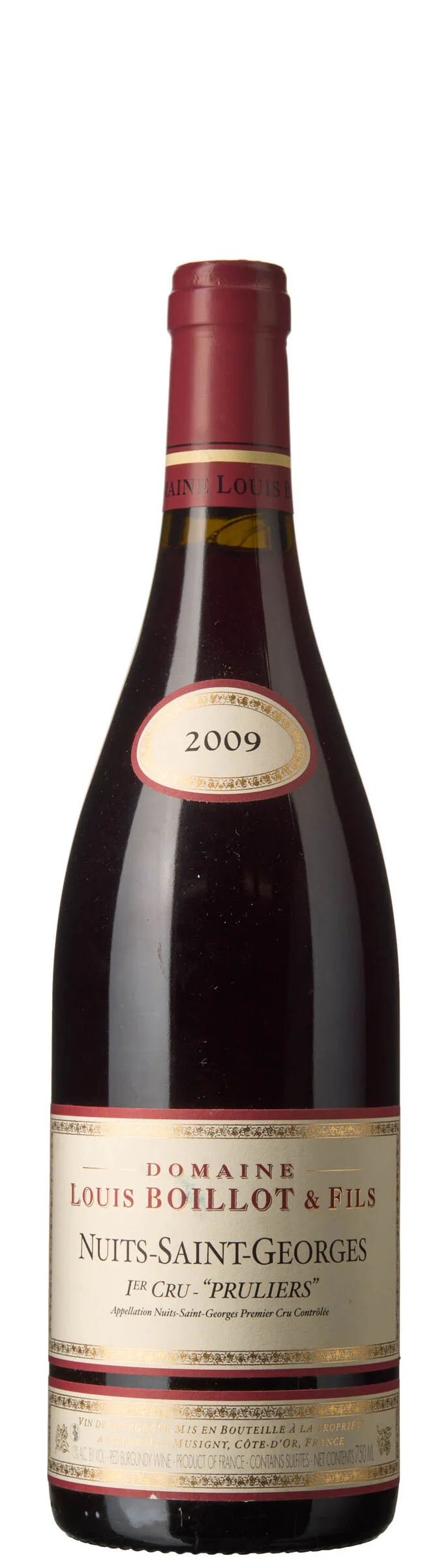 1 x Nuits-Saint-Georges 1er Cru Pruliers 2009, Louis Boillot & Fils — 1 x Nuits-Saint-Georges 1er Cru Pruliers 2009, Louis Boillot & Fils — Vin/Vin — Blomqvist