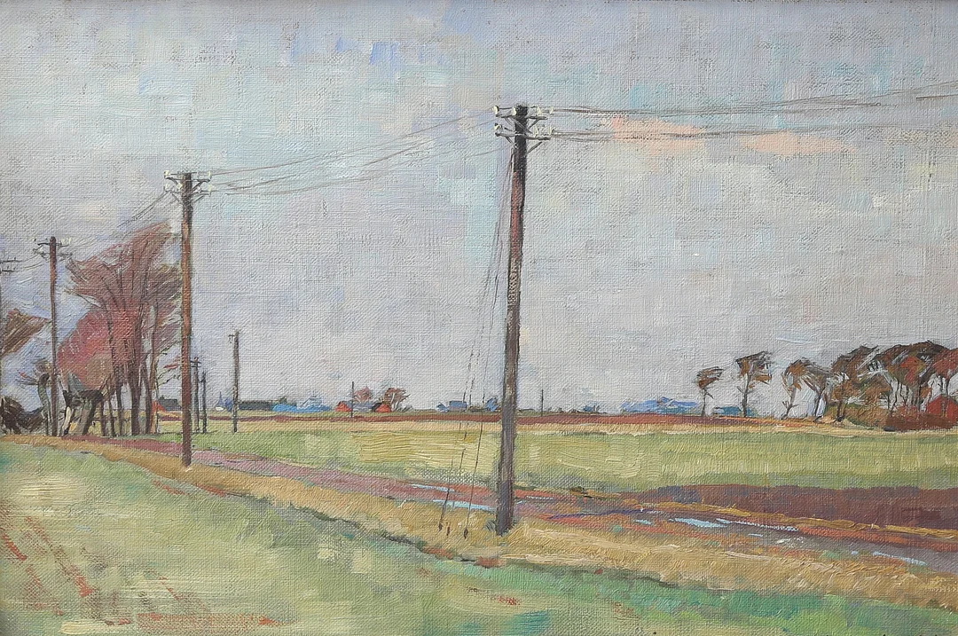 ALFRED HEDLUND. olja på pannå, signerad och daterad 1928. — Paintings — Gomér & Andersson Linköping