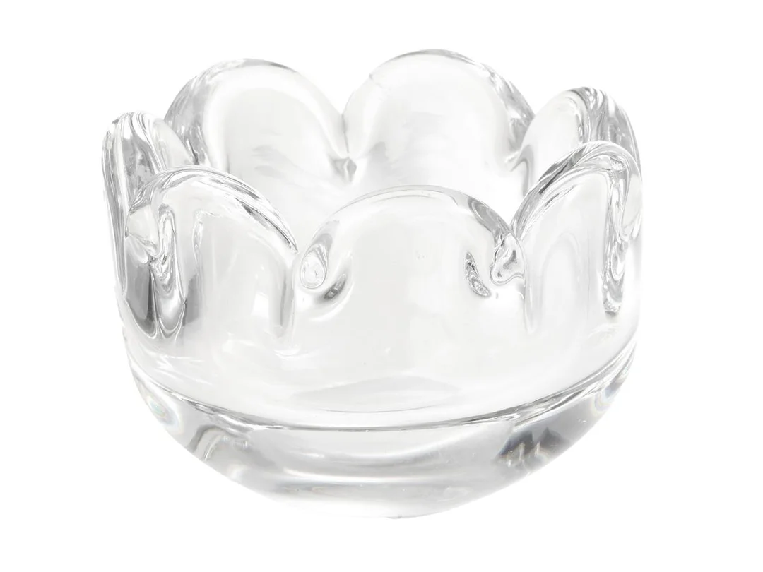 SKÅL, glas, Ingeborg Lundin, Orrefors glasbruk, signerad, höjd ca 9 cm, diameter ca 12 cm. — Glas/Skålar — Kaplans