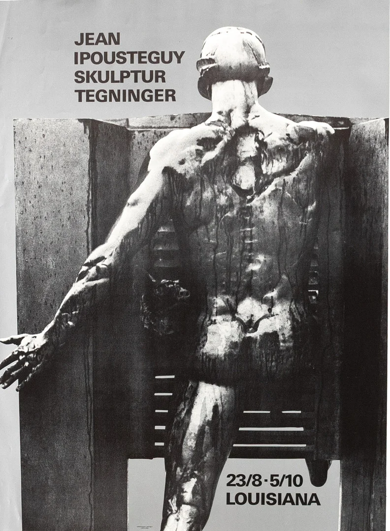 UTSTÄLLNINGSAFFISCH. Jean Ipousteguy, Louisiana, 1973. — Engravings & Prints — Karljohan Auktioner