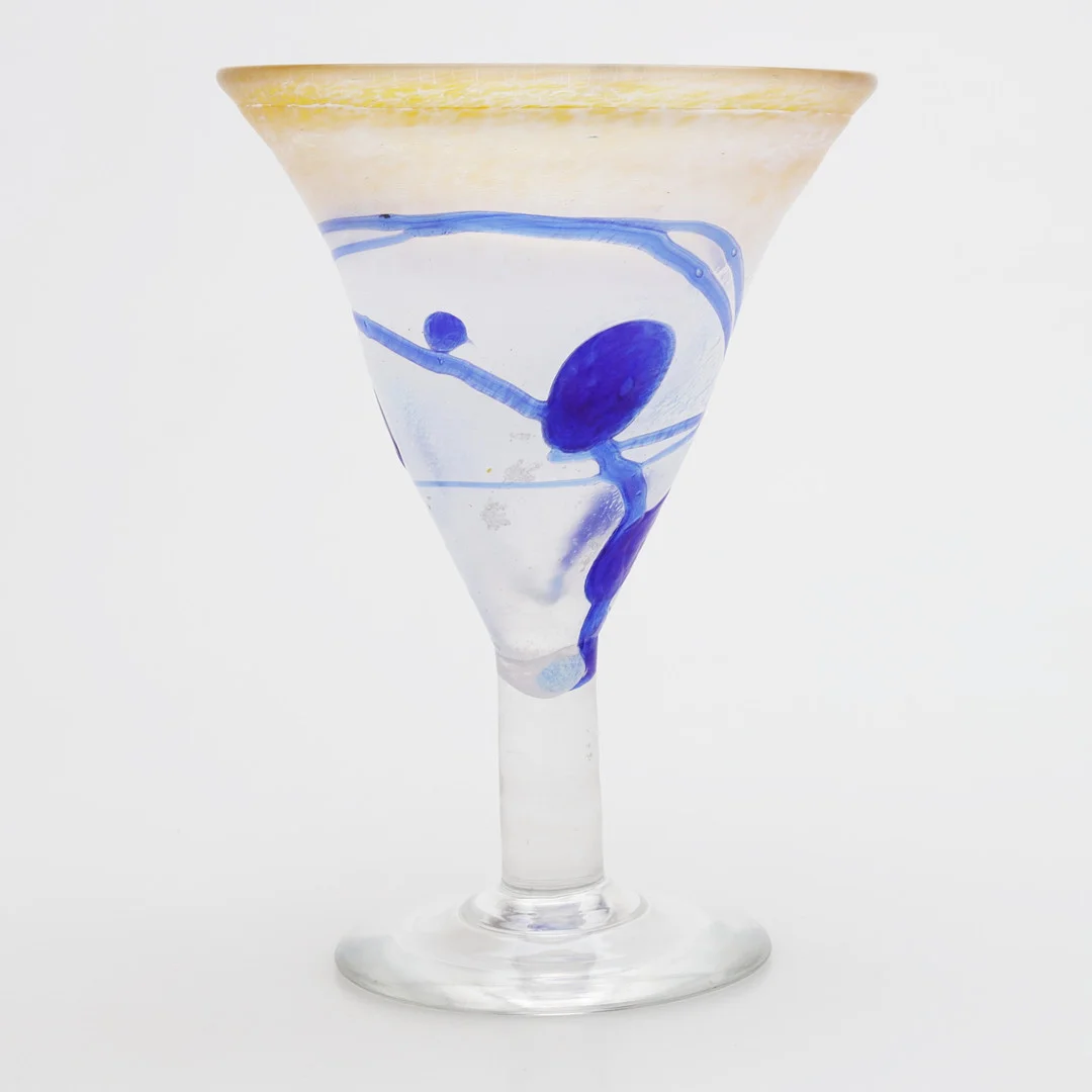 BERTIL VALLIEN. Glaspokal, "Galaxy". — Art glass — Växjö Auktionskammare