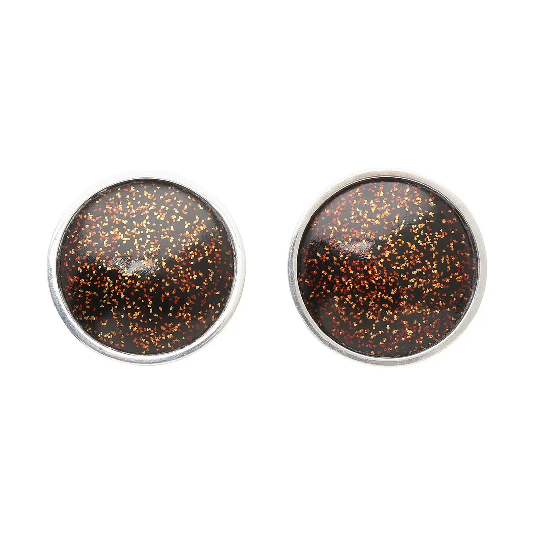 LUISA LARENA. Pendientes en laca "Urushi", hacia 1985-1995. — Earrings — Balclis