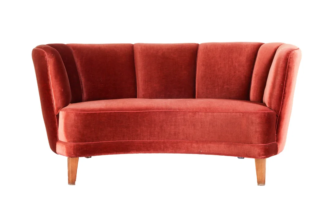 Danish furniture manufacturer. Banana sofa, 1940s — Furniture/Lounge suites, sofas — Lauritz