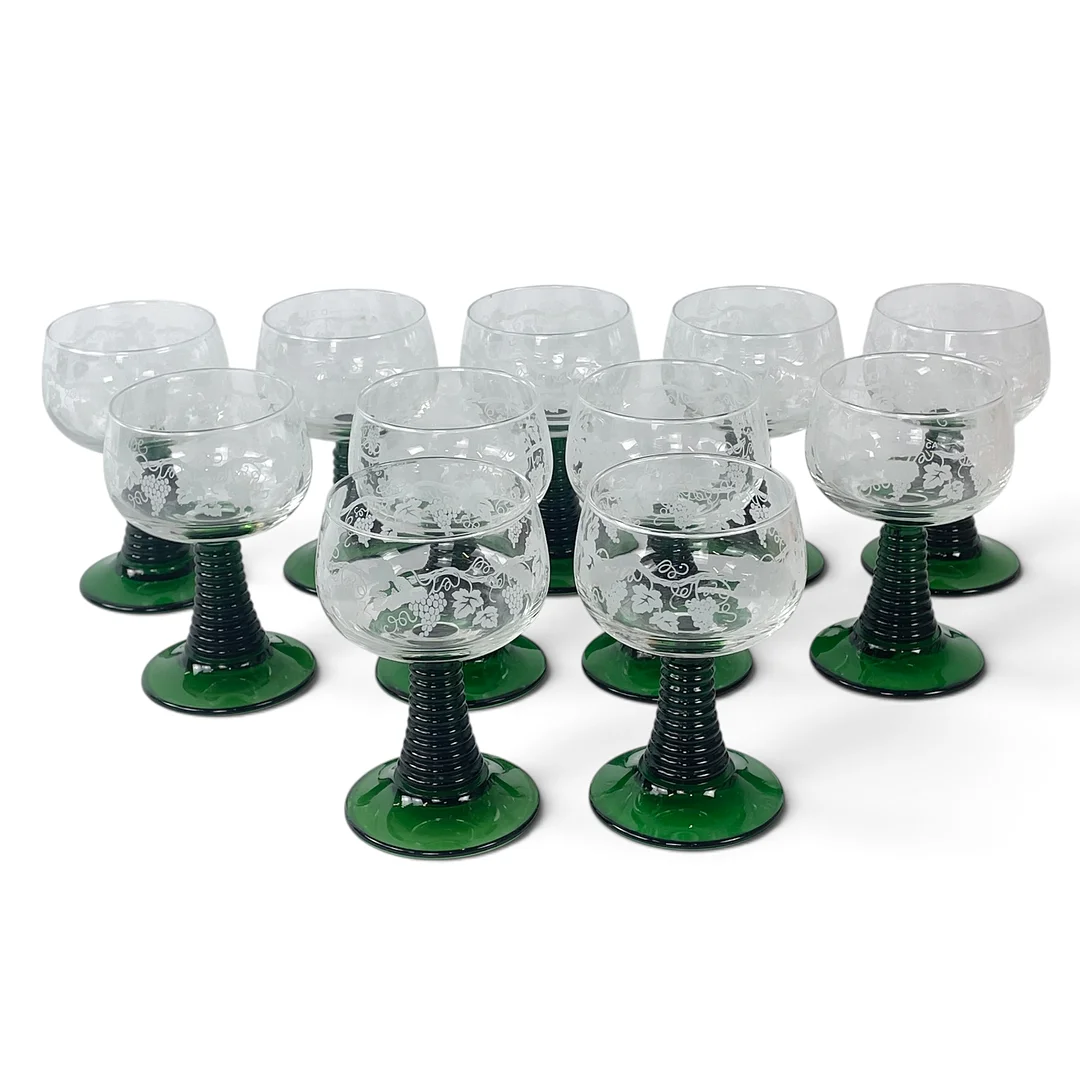 VINGLAS, remmare, Frankrike. — Tableware — Roslagens Auktionsverk