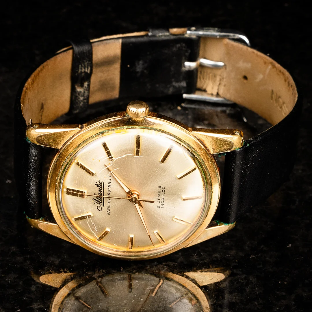 ARMBANDSUR, "Världsmästarur", Atlantic, 1900-talets mitt. — Wristwatches — Norrlands Auktionsverk