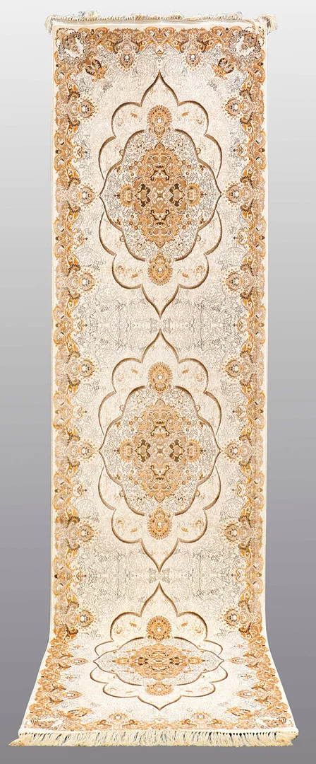 ORIENTMATTA. Maskintillverkad gallerimatta, 403 x 99 cm. — Oriental Carpets & Textiles — Gomér & Andersson Linköping