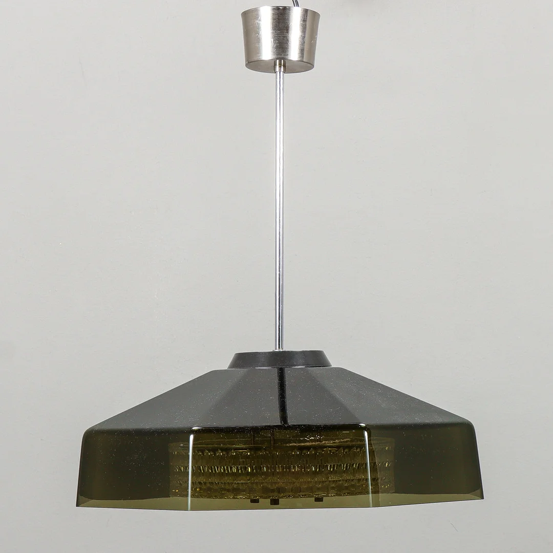 CARL FAGERLUND. Taklampa, Orrefors. — Ceiling lights — Karlstad Hammarö Auktionsverk