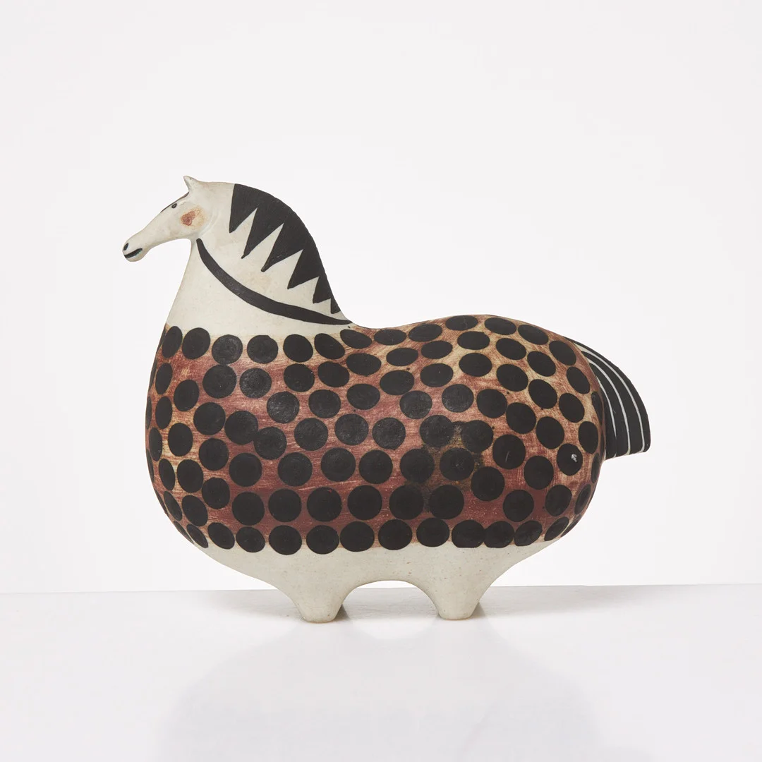 STIG LINDBERG. Figurin, "Springare", stengods, signerad Stig L. studiohanden, Gustavsberg. — European — Stockholms Auktionsverk Sickla