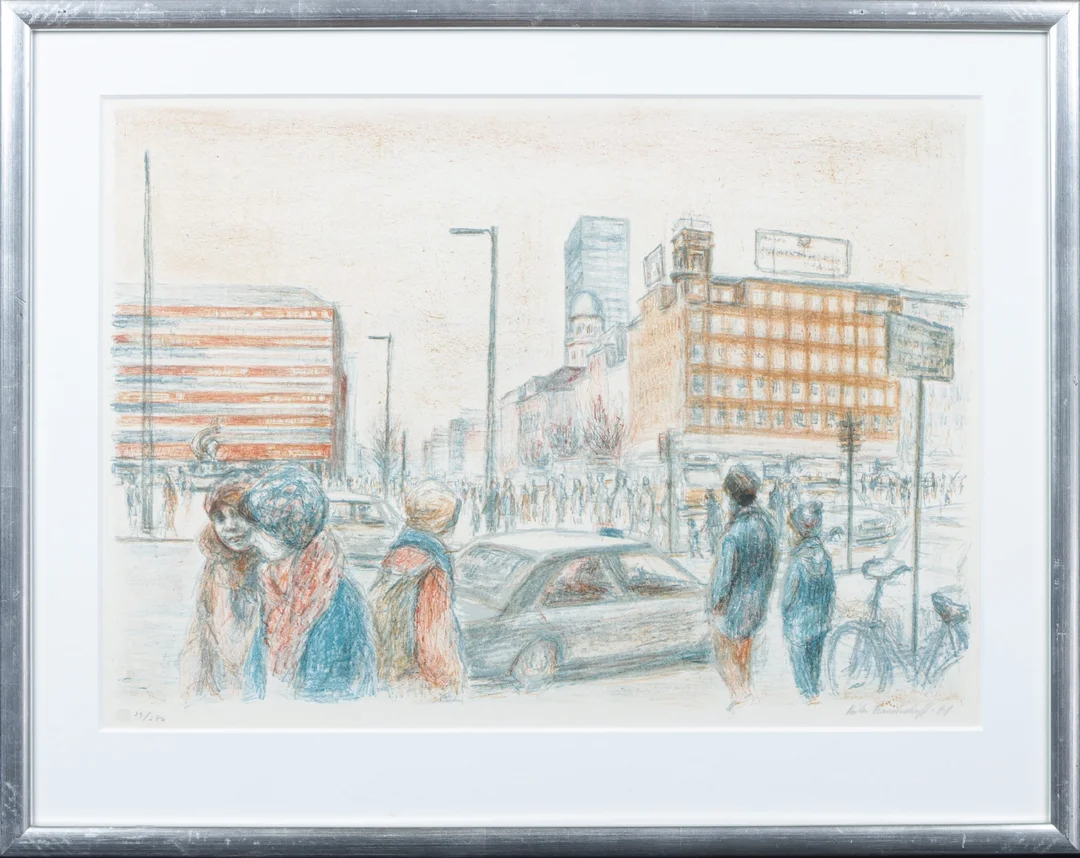 Victor Brockdorff. Town Hall Square — Paintings and sculptures/Prints and photography — Lauritz