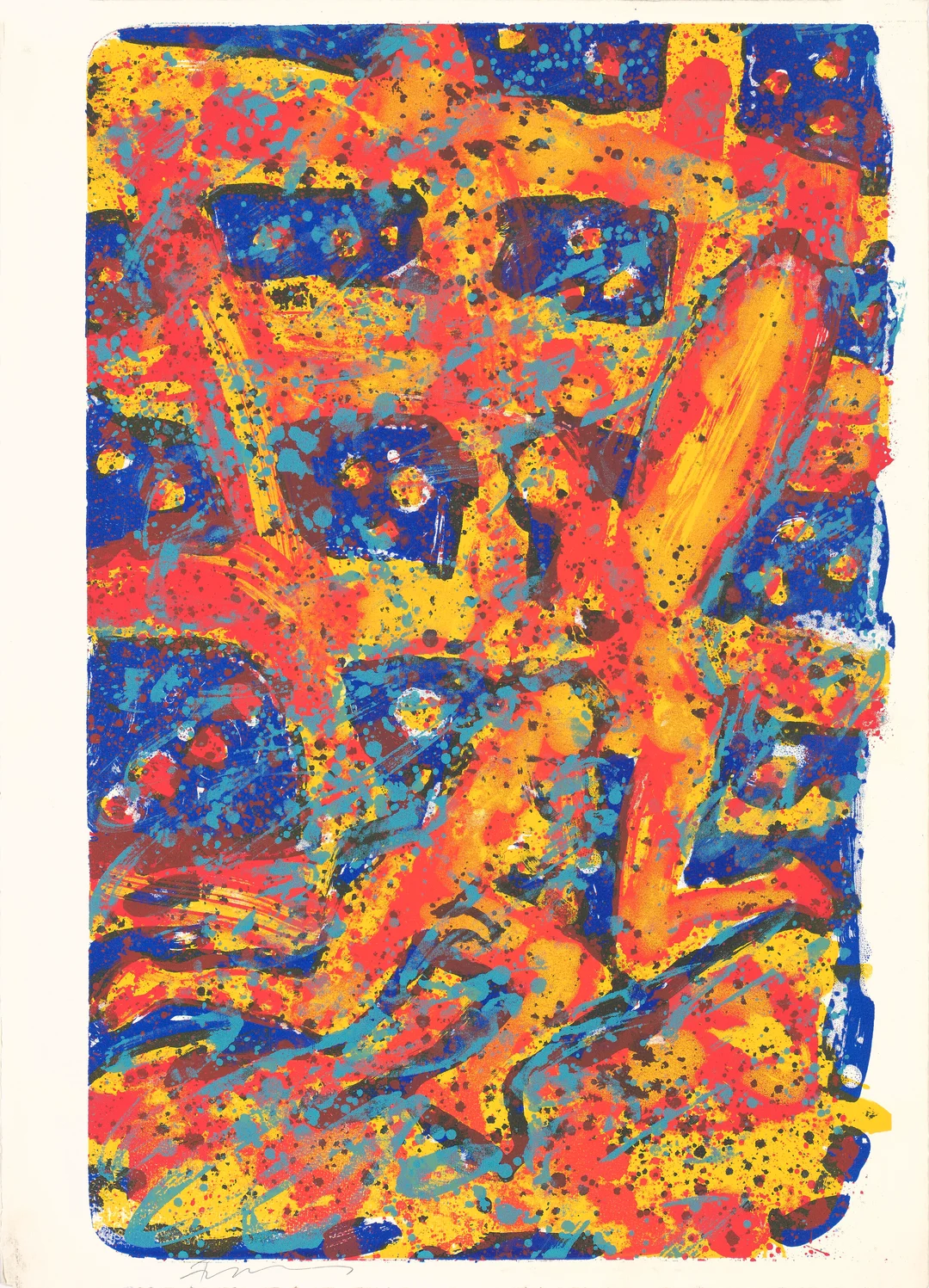 Widerberg, Frans — Kvinne og engel — Kunst/Grafikk — Blomqvist
