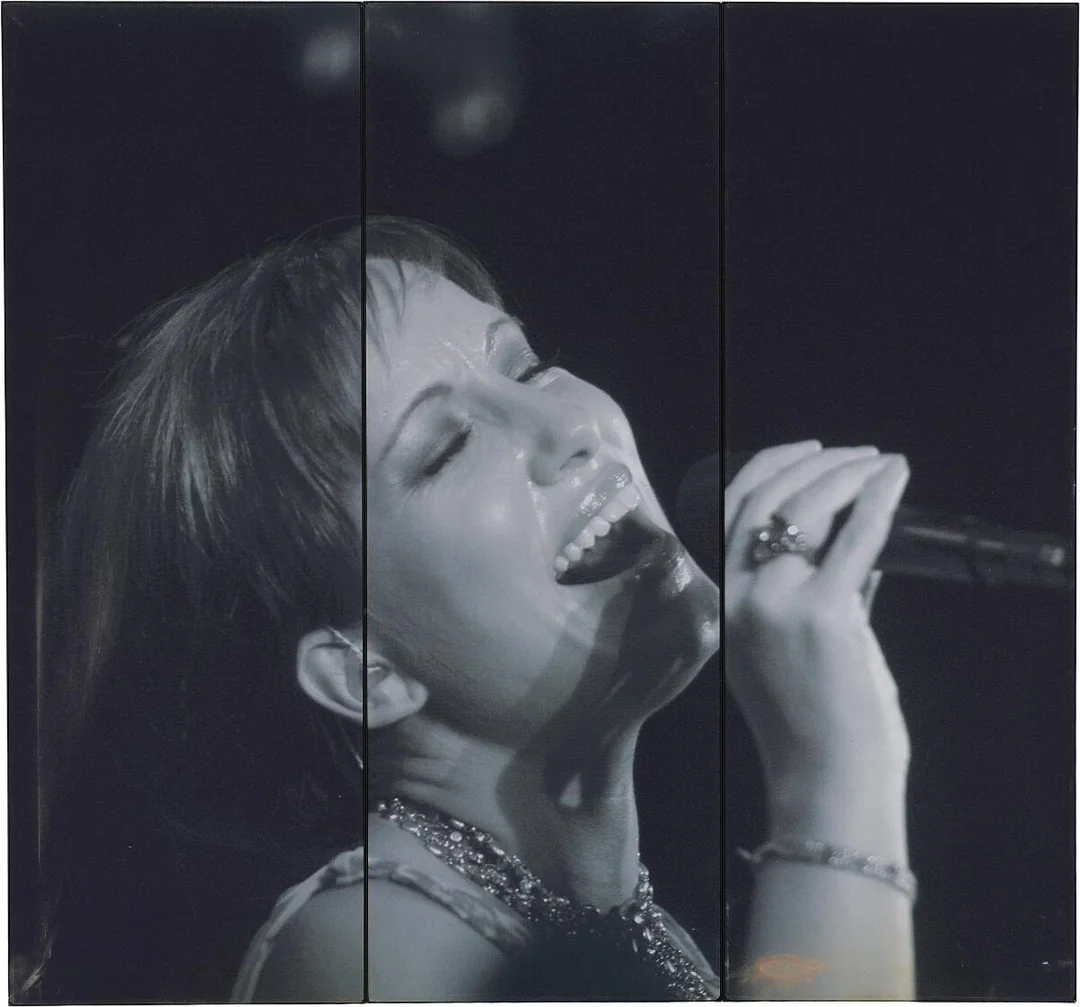 Jan Persson: “Lisa Nilsson”. Triptych. Unsigned. Photostat. Each 140×50 cm. (140×150 cm. in total) (3) — Collector's items/Memorabilia — Bruun Rasmussen