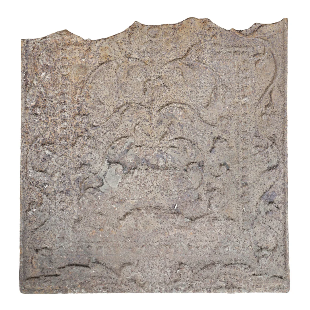 AN EARLY 18TH CENTURY DUTCH CAST IORN FIREBACK. — Other — Bishop & Miller