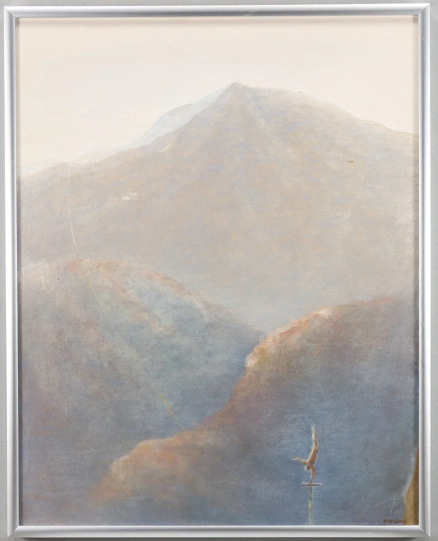 HARRY MOBERG. Olja på duk, signerad. — Paintings — Karlstad Hammarö Auktionsverk