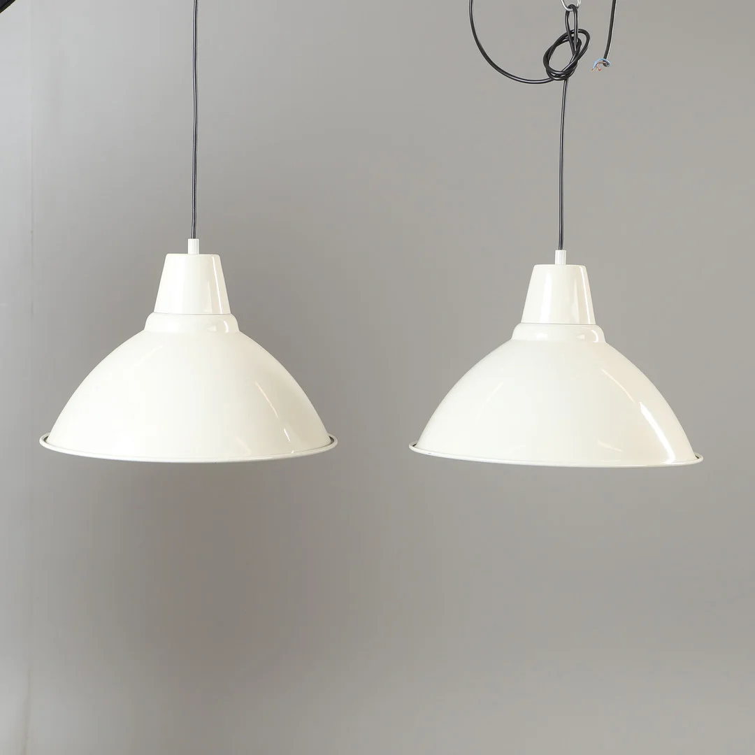 TAKLAMPOR, 1 par, metall, 2000-tal. — Ceiling lights — Helsingborgs Auktionskammare