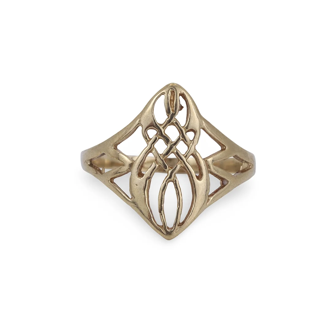 ARTS AND CRAFTS 9CT GOLD RING. — Rings — Chalkwell Auctions