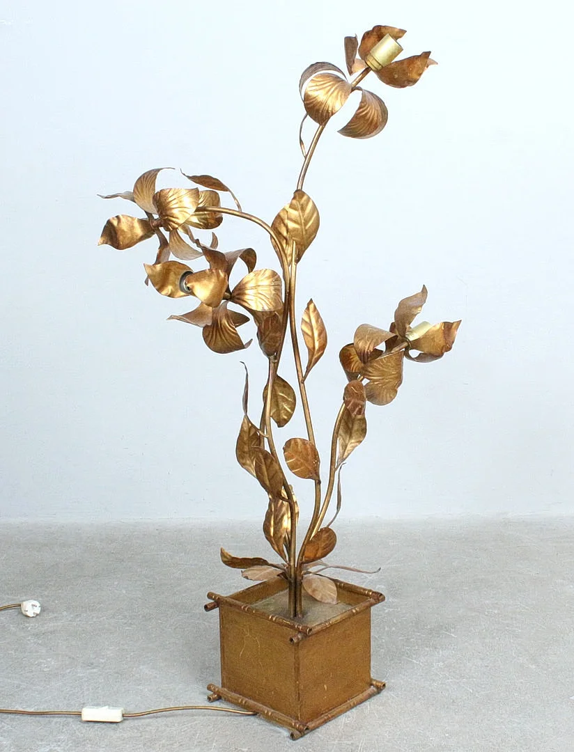 HANS KÖGL. Stehlampe/Stehleuchte, Hollywood Regency, 1970er Jahre. — Floor lights — Stockholms Auktionsverk Düsseldorf/Neuss