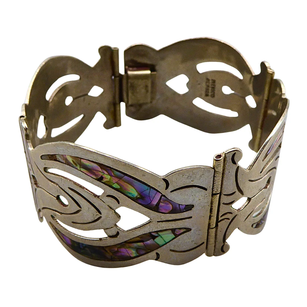 ALPAKA MEXIKO ARMBAND. — Bracelets — Auktionshaus Stuber's Hammerschlag
