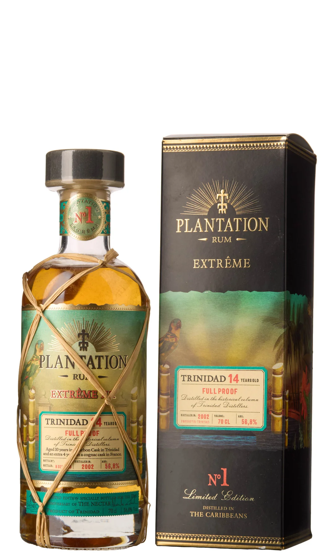 1 x Plantation Rum Extreme Nº1 Trinidad 14 Years Old Full Proof (OCB) — 1 x Plantation Rum Extreme Nº1 Trinidad 14 Years Old Full Proof (OCB) — Vin/Brennevin — Blomqvist