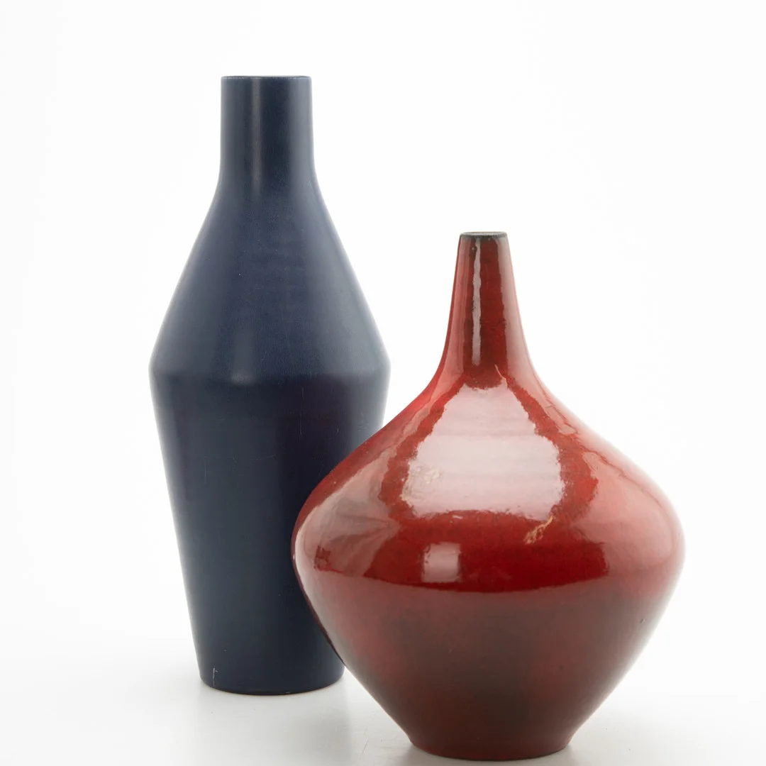Paar Keramikvasen, u.a. Villeroy & Boch, Deutschland, 1960er Jahre (2). — European — Stockholms Auktionsverk Hamburg