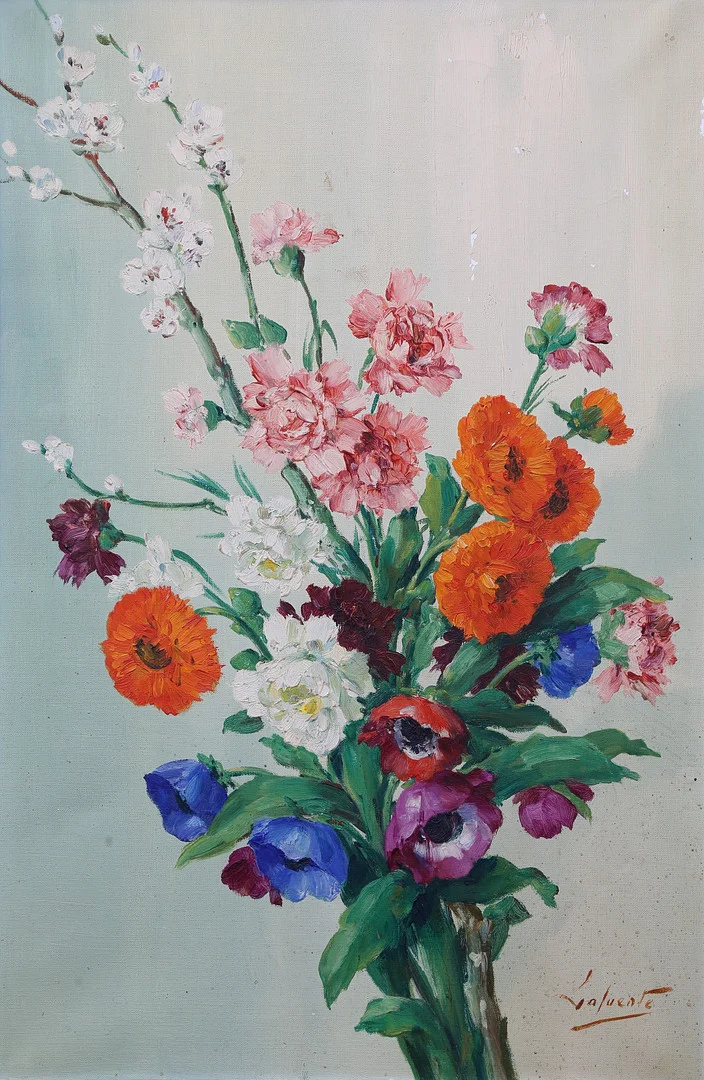 LAFUENTE. Flowers vase. — Paintings — Balclis