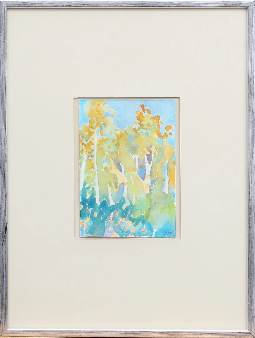 OIDENTIFIERAD KONSTNÄR. AKVARELL, signerad KB. — Paintings — Kalmar Auktionsverk