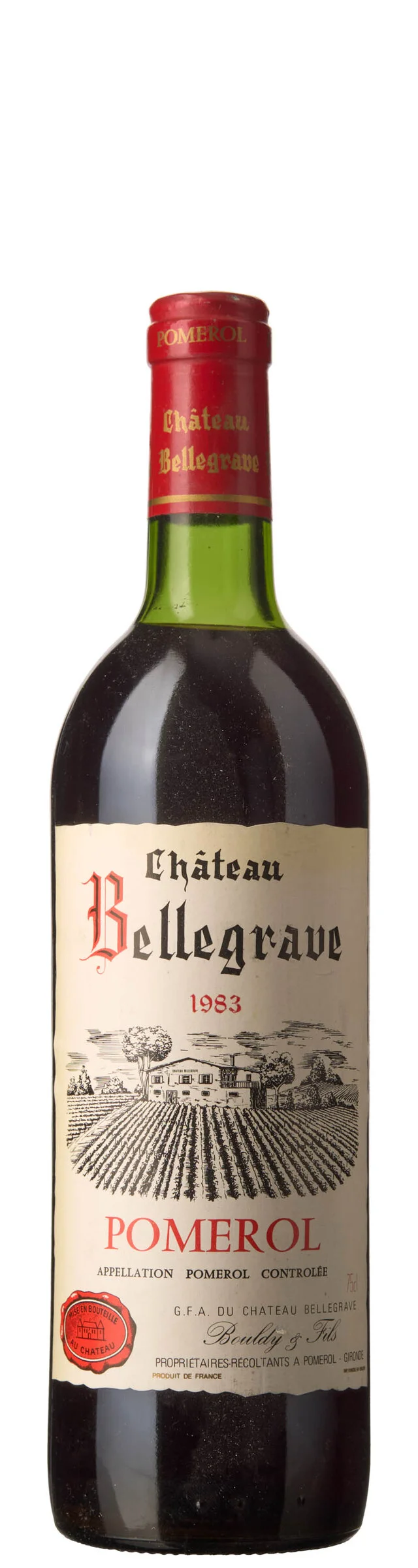 1 x Chateau Bellegrave 1983 — 1 x Chateau Bellegrave 1983 — Vin/Vin — Blomqvist