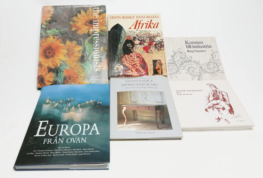 BÖCKER 6 st, bland annat om impressionismen. — Books — Kalmar Auktionsverk