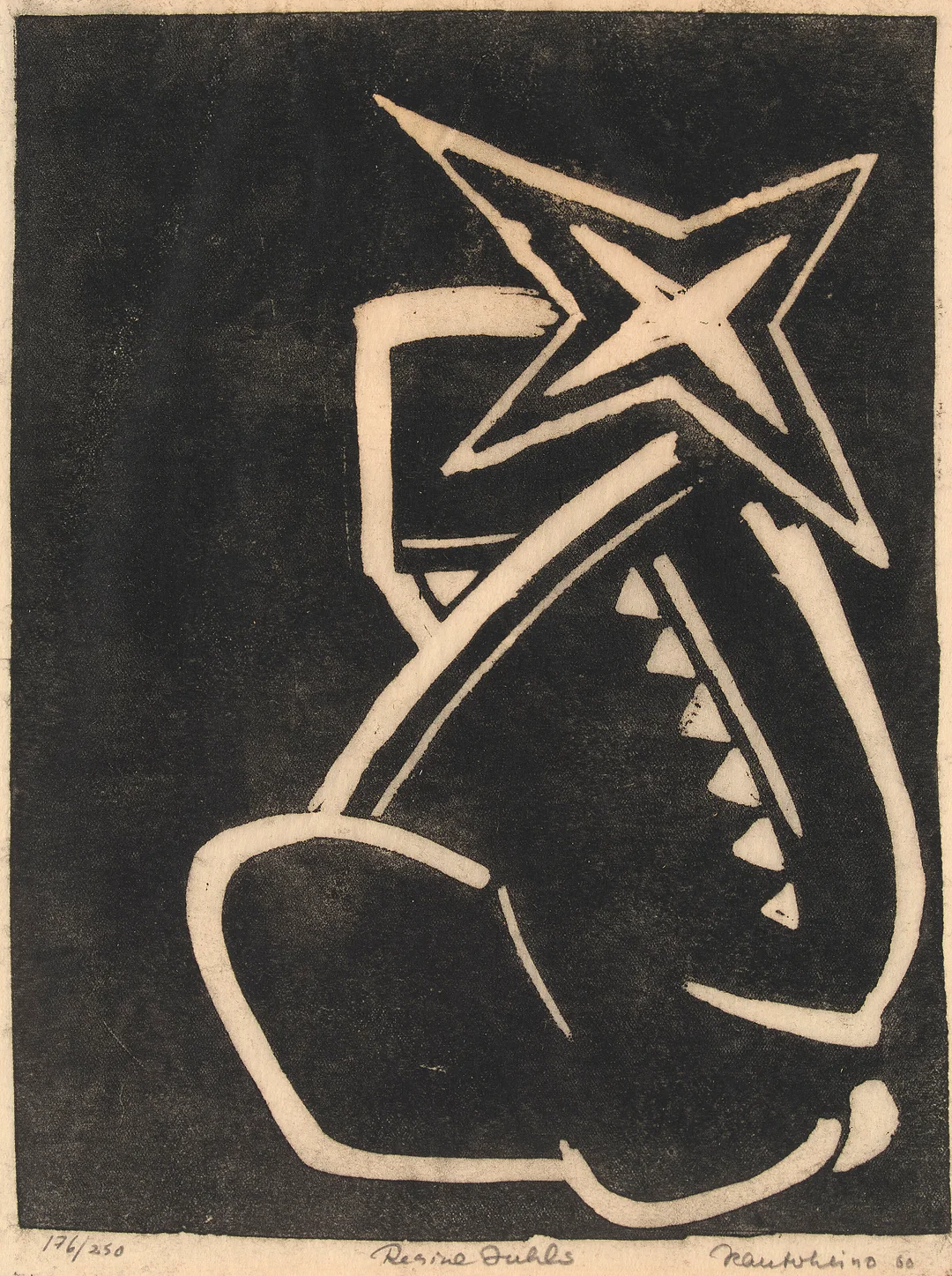 Juhls, Regine — "Kautokeino" 1960 — Kunst/Grafikk — Blomqvist