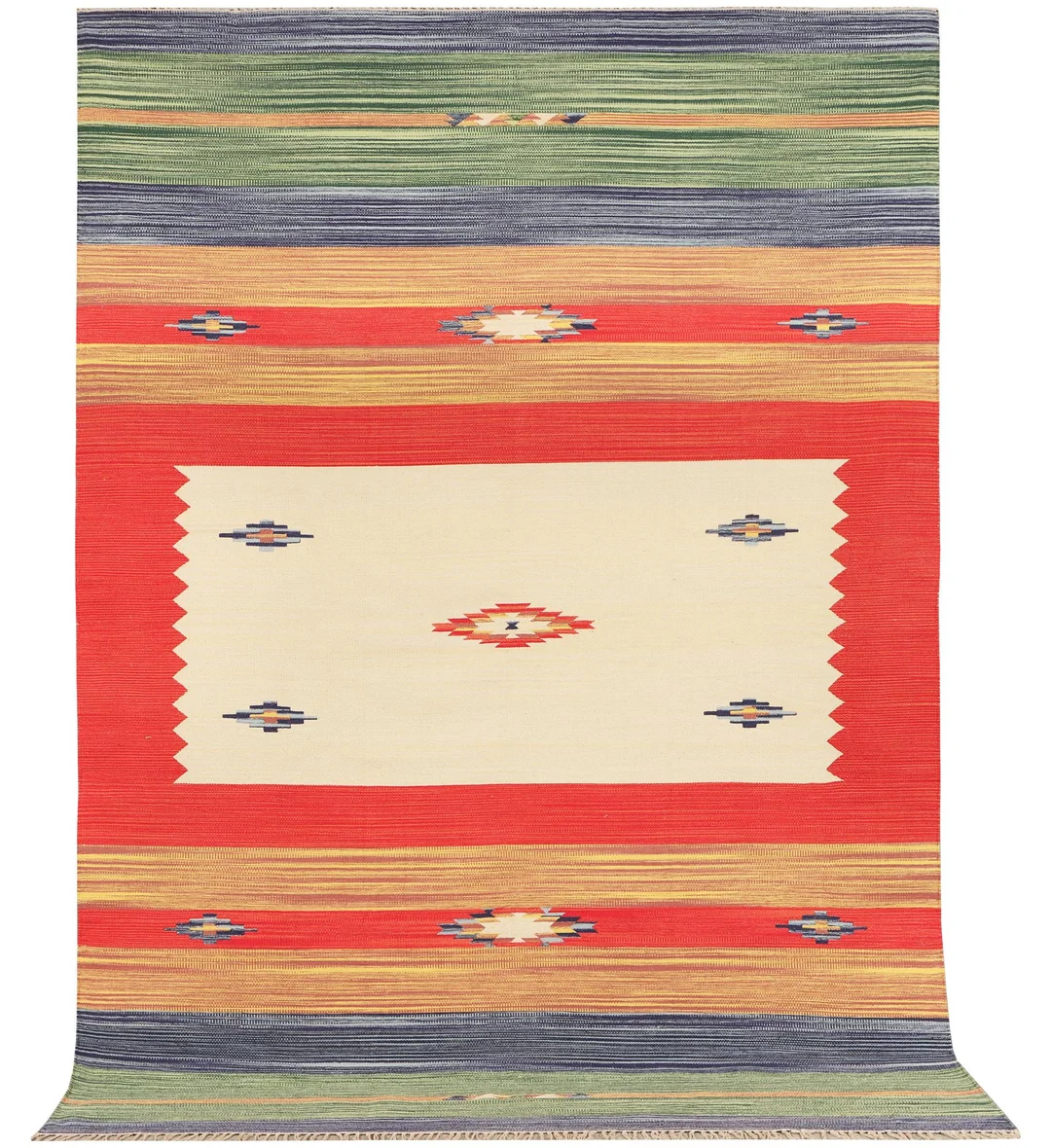 Matta, Durry, ca 300 x 200 cm. — Mattor & Textil/Orientaliskt — Bukowskis