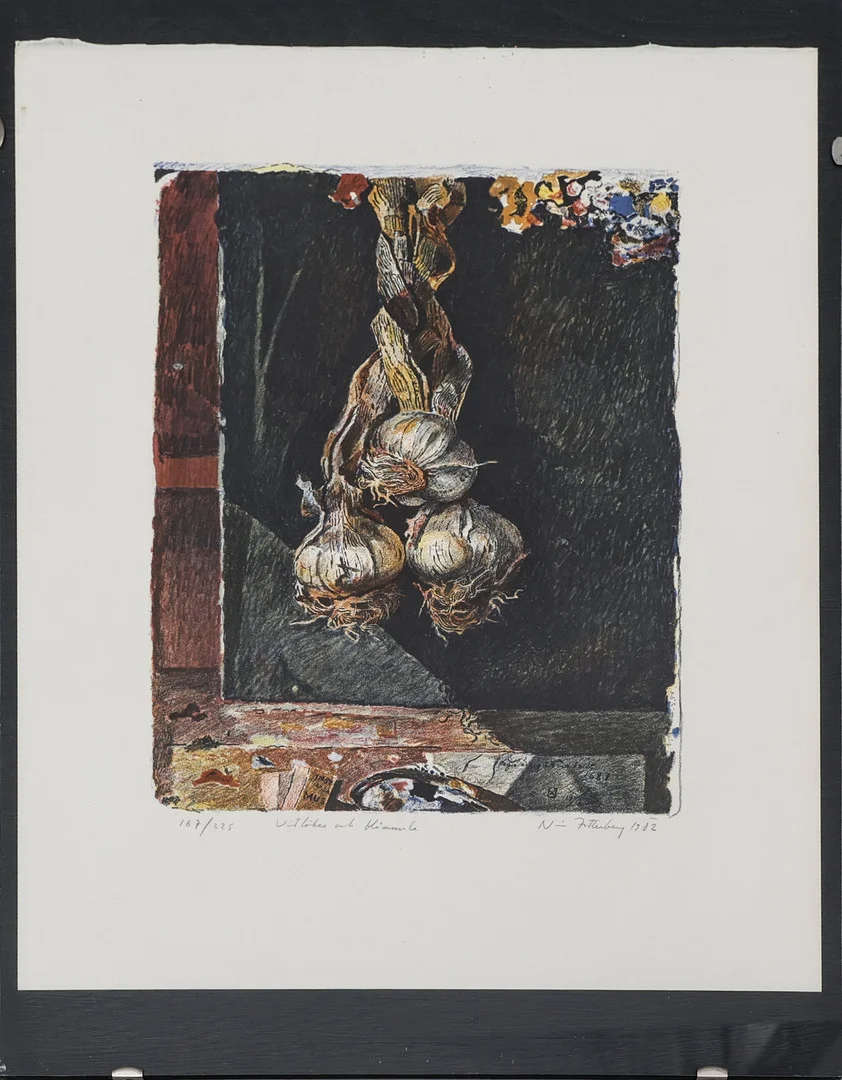NILS ZETTERBERG. Färglitografi, signerad samt numrerad,1982. — Engravings & Prints — Södermanlands Auktionsverk