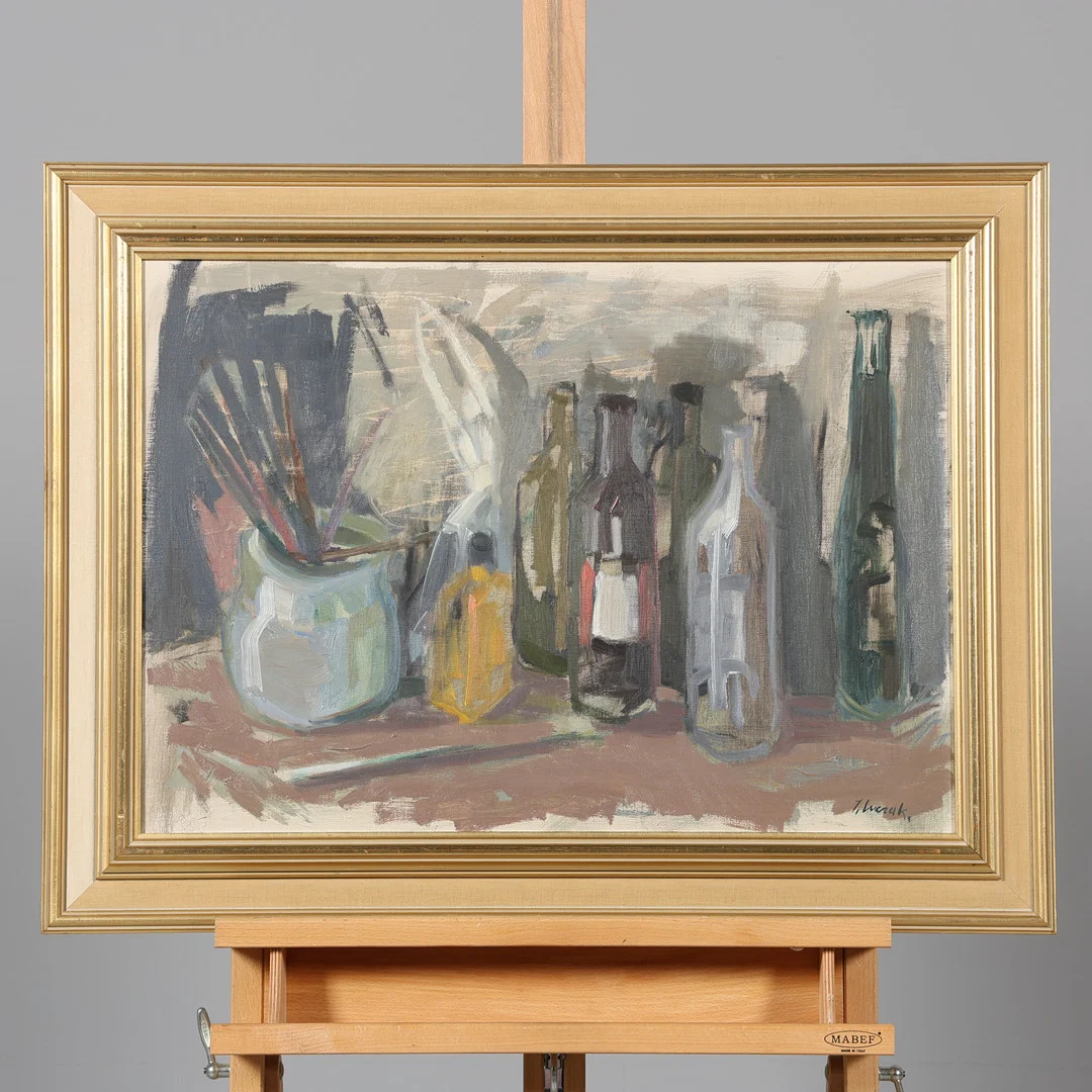 JERZY LUCZAK. OLJA PÅ DUK, signerad. — Paintings — Borås Auktionshall