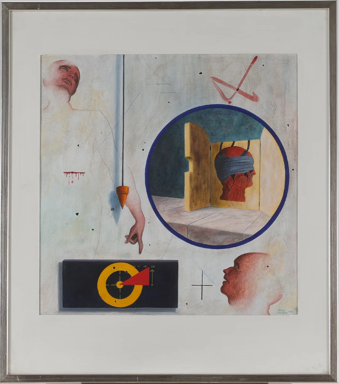 Håkan Nyström: Composition with figures — Paintings and sculptures/Modern pictorial arts — Lauritz