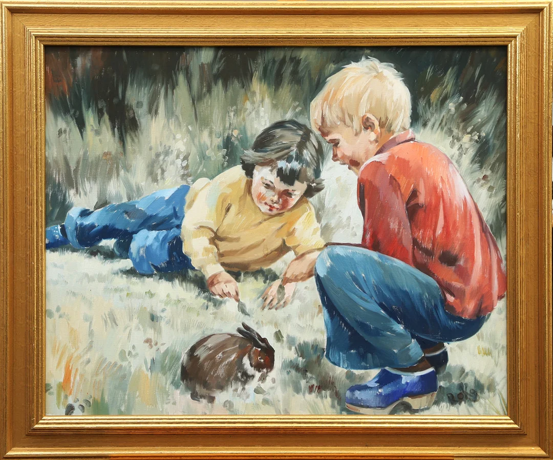 CHARLES ROKA. OLJA, på duk, signerad. — Paintings — Kalmar Auktionsverk