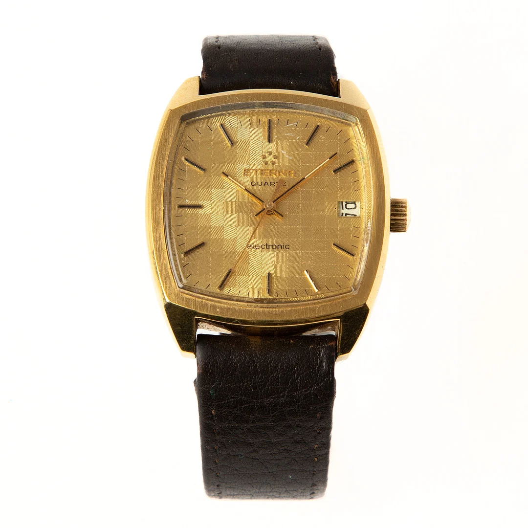 ETERNA-MATIC, armbandsur, 35 mm, stål, 1970-tal. — Wristwatches — Stockholms Auktionsverk Göteborg