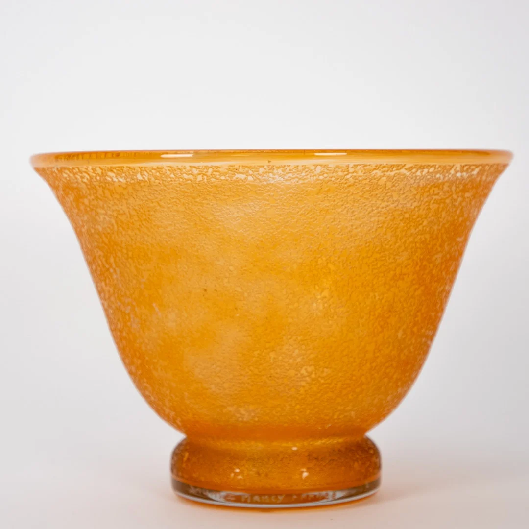DAUM. Große Vase, sog. Eisglas, Nancy 1920er Jahre. — Utility glass — Stockholms Auktionsverk Hamburg