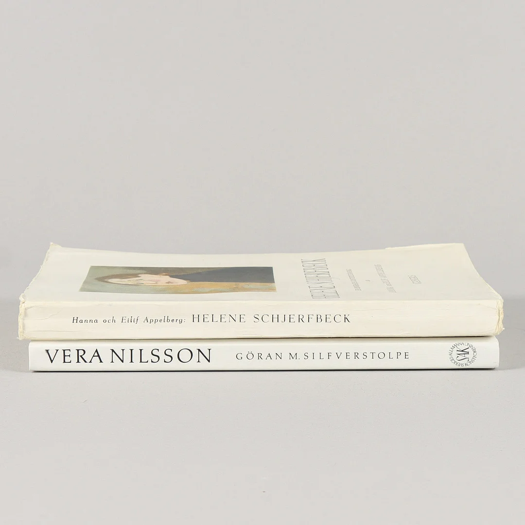 HELENE SCHJERFBECK & VERA NILSSON, böcker, 2 stycken. — Books — Karlstad Hammarö Auktionsverk