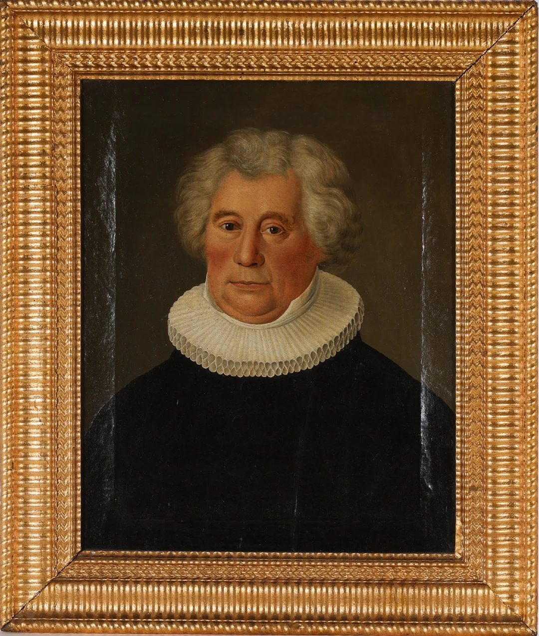 Unknown Danish artist, 19th century: Portrait of a priest — Paintings and sculptures/Older pictorial arts — Lauritz