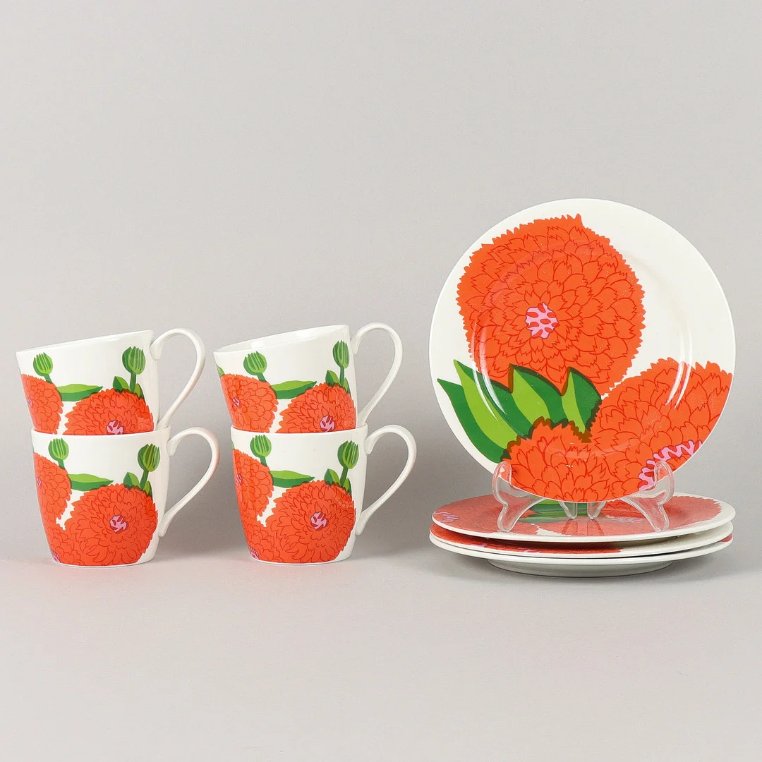 MAIJA ISOLA. Frukostservis Marimekko Iittala. — European — Karlstad Hammarö Auktionsverk