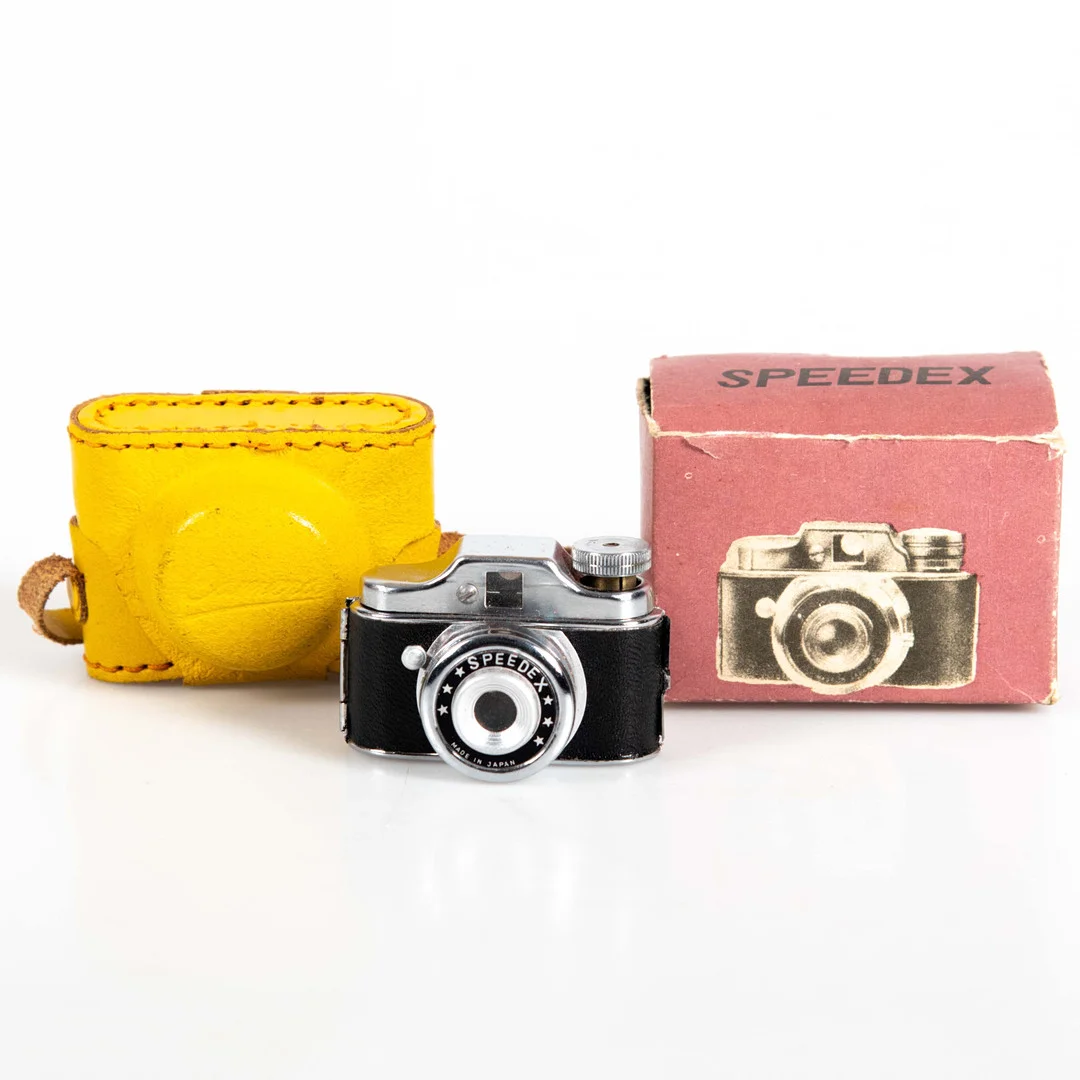SPIONKAMERA, speedex, 1900-talets mitt. — Cameras & accessories — Laholms Auktionskammare
